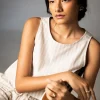 Women Cottonworld Tops & Shirts | Tops & Shirts^Women's Cotton Linen Regular Fit Blouse