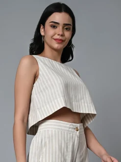 Women Cottonworld Tops & Shirts | Tops & Shirts^Women's Cotton Linen Regular Fit Blouse