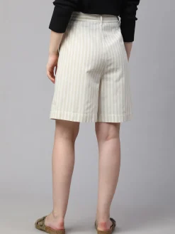 Women Cottonworld Shorts | Shorts^Women's Cotton Linen Regular Fit Shorts