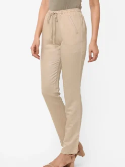 Women Cottonworld Pants | Pants^Women's Linen Regular Fit Pant