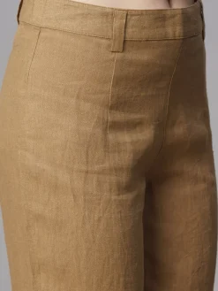 Women Cottonworld Pants | Pants^Women's Linen Regular Fit Pant