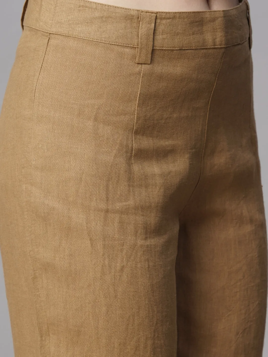 Women Cottonworld Pants | Pants^Women's Linen Regular Fit Pant
