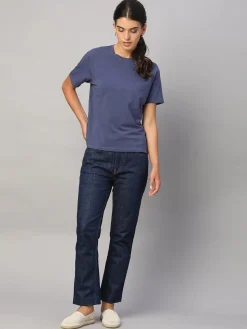 Women Cottonworld Round Neck | Regular Fit^Women's Cotton Bamboo Elastane Regular Fit Tshirt