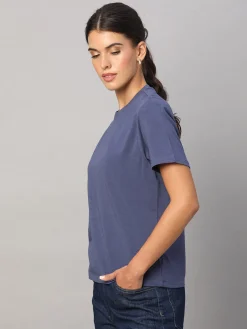 Women Cottonworld Round Neck | Regular Fit^Women's Cotton Bamboo Elastane Regular Fit Tshirt