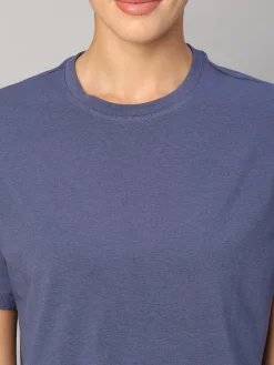 Women Cottonworld Round Neck | Regular Fit^Women's Cotton Bamboo Elastane Regular Fit Tshirt