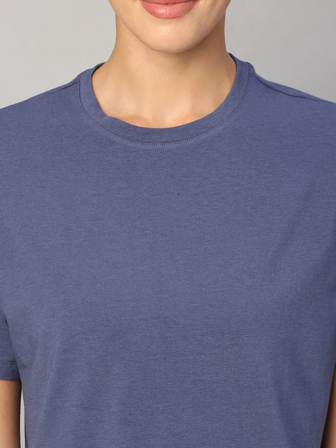 Women Cottonworld Round Neck | Regular Fit^Women's Cotton Bamboo Elastane Regular Fit Tshirt