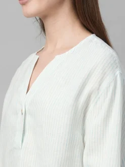 Women Cottonworld Tops & Shirts | Tops & Shirts^Women's Linen Boxy Fit Blouse