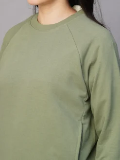 Women Cottonworld Round Neck | Regular Fit^Women's Organic Cotton Regular Fit Sweatshirt
