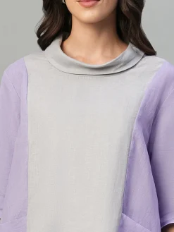 Women Cottonworld Tops & Shirts | Tops & Shirts^Women's 100% Linen Regular Fit Blouse
