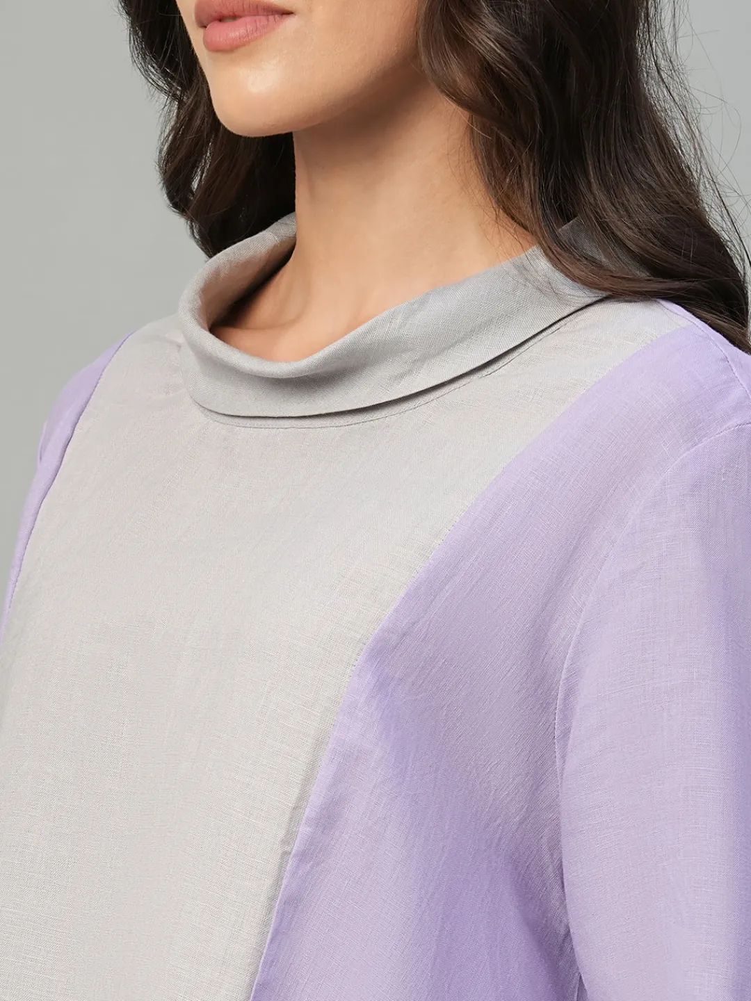 Women Cottonworld Tops & Shirts | Tops & Shirts^Women's 100% Linen Regular Fit Blouse