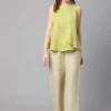 Women Cottonworld Tops & Shirts | Tops & Shirts^Women's Linen Regular Fit Blouse