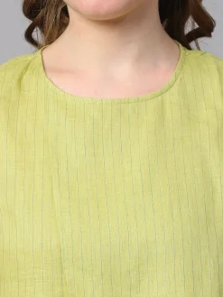 Women Cottonworld Tops & Shirts | Tops & Shirts^Women's Linen Regular Fit Blouse