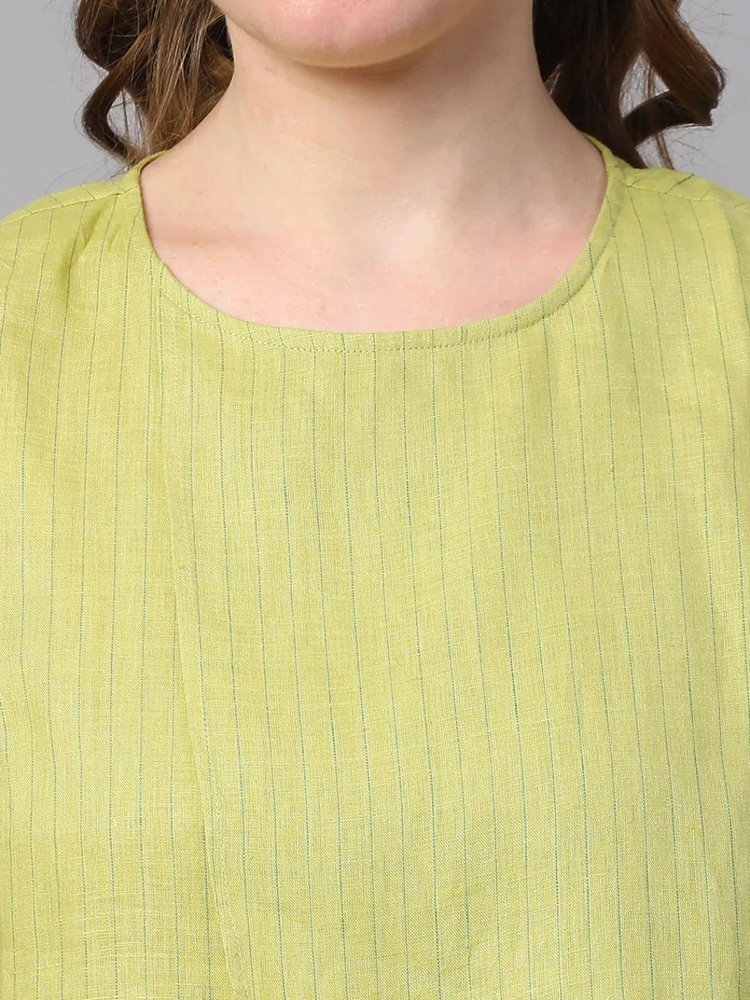 Women Cottonworld Tops & Shirts | Tops & Shirts^Women's Linen Regular Fit Blouse