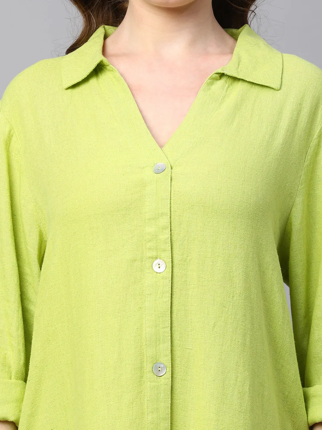 Women Cottonworld Dresses | Dresses^Women's Linen Viscose Boxy Fit Dress