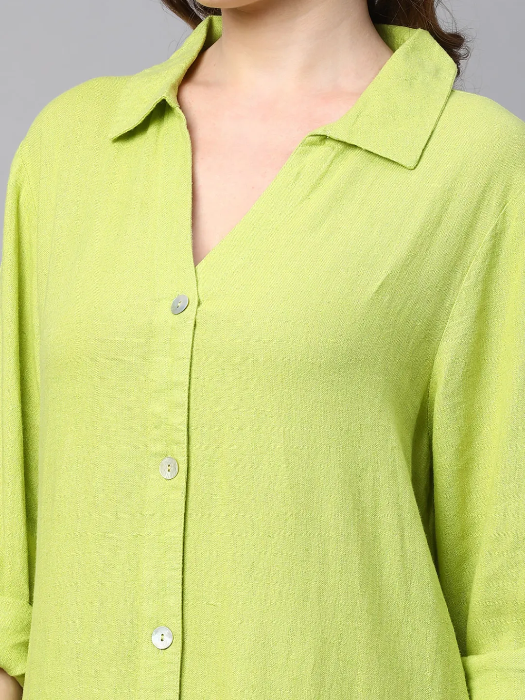 Women Cottonworld Dresses | Dresses^Women's Linen Viscose Boxy Fit Dress
