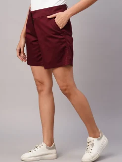 Women Cottonworld Shorts^Women's Cotton Lycra Regular Fit Shorts
