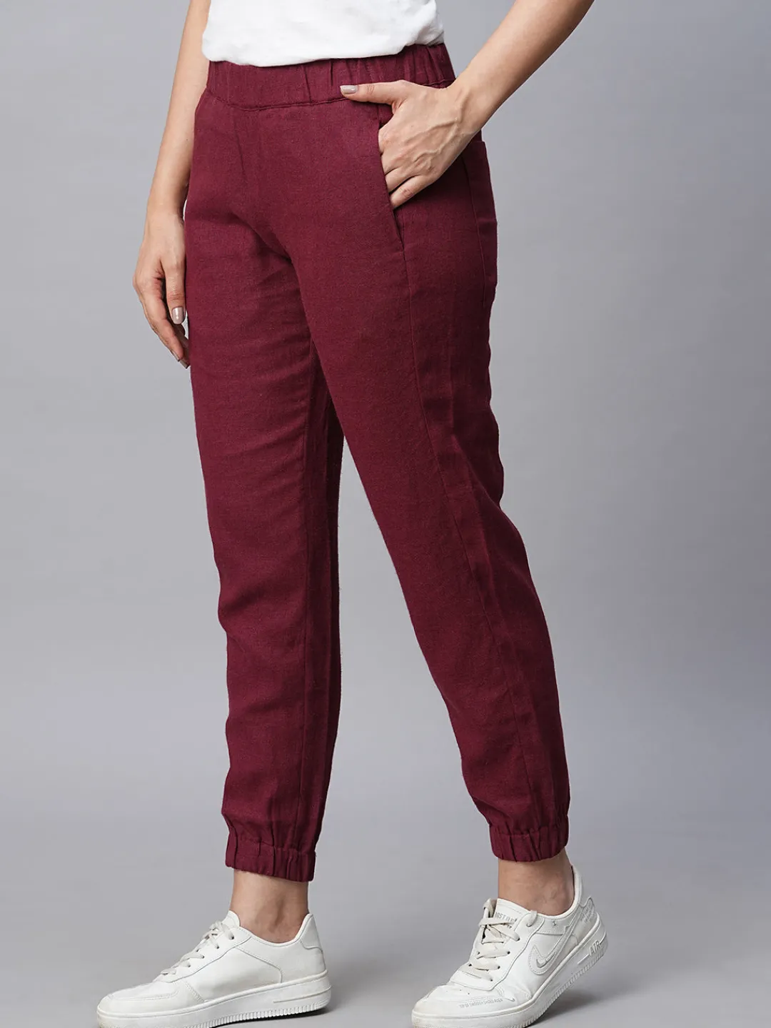 Women Cottonworld Pants | Pants^Women's Linen Viscose Jogger Pant