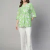 Women Cottonworld Tops & Shirts | Tops & Shirts^Women's Cotton Linen Regular Fit Blouse