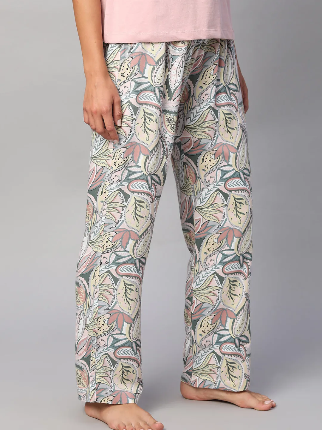 Women Cottonworld Loungewear^Women's 100% Viscose Regular Fit Pyjama