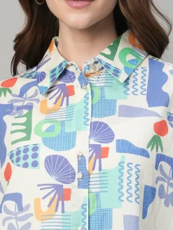 Women Cottonworld Dresses | Dresses^Women's Cotton Linen Boxy Fit Dress