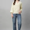 Women Cottonworld Tops & Shirts | Tops & Shirts^Women's Linen Boxy Fit Blouse