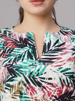 Women Cottonworld Dresses | Dresses^Women's Linen Cotton Regular Fit Dress