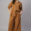 Women Cottonworld Womens Co-Ord Sets^Women's Cotton Boxy Fit Blouse
