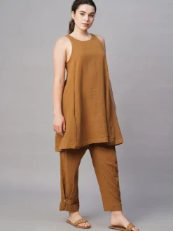 Women Cottonworld Womens Co-Ord Sets^Women's Cotton Regular Fit Kurta