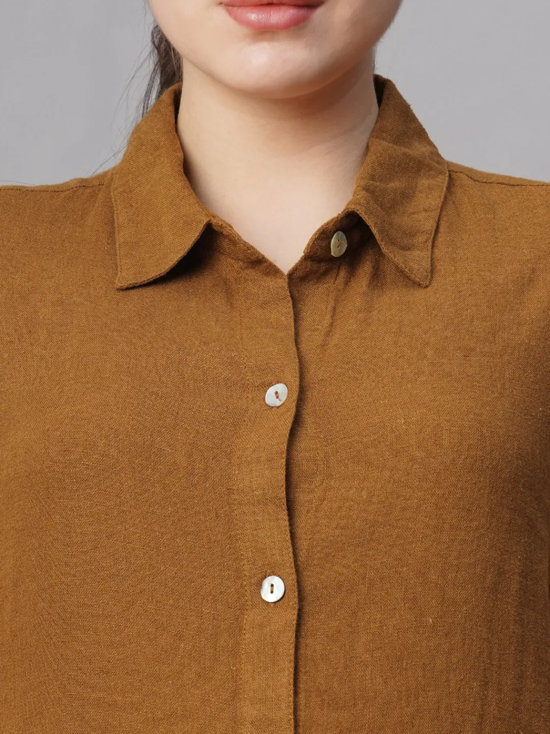 Women Cottonworld Dresses | Dresses^Women's Linen Viscose Regular Fit Dress
