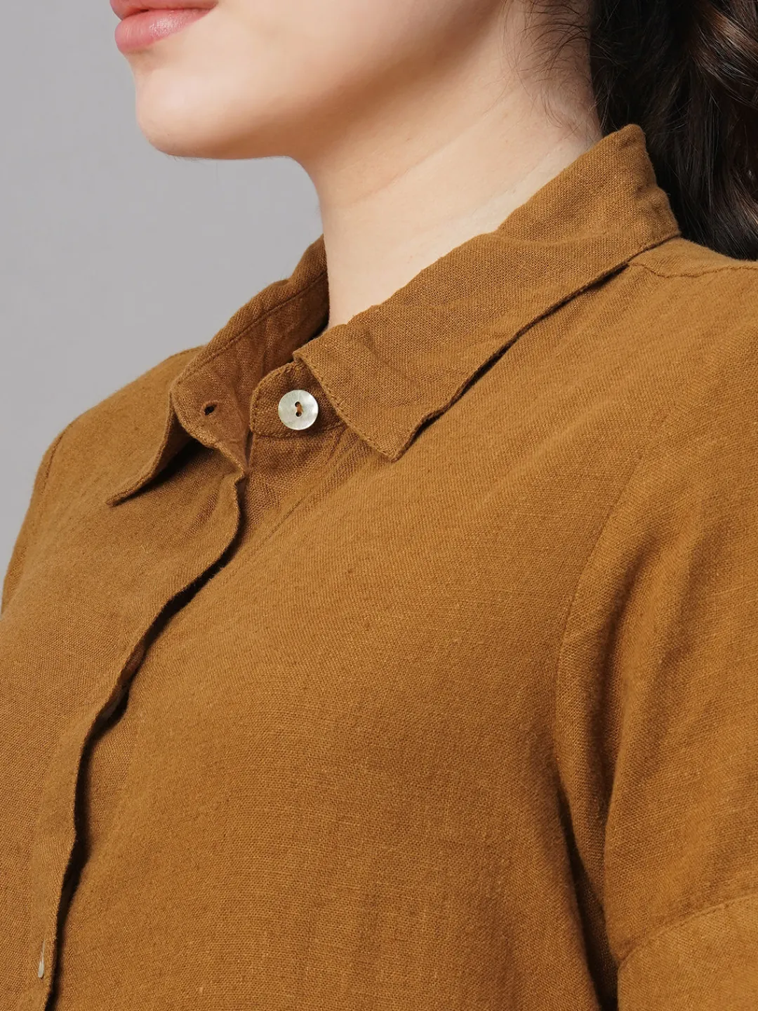 Women Cottonworld Dresses | Dresses^Women's Linen Viscose Regular Fit Dress