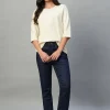 Women Cottonworld Round Neck | Regular Fit^Women's 100% Cotton Regular Fit Tshirt