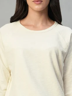 Women Cottonworld Round Neck | Regular Fit^Women's 100% Cotton Regular Fit Tshirt