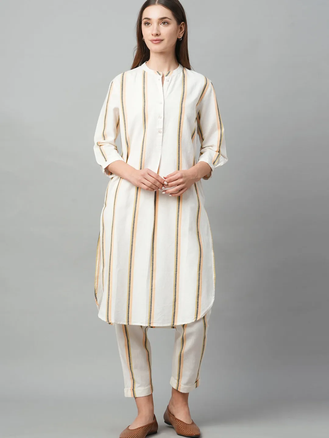 Women Cottonworld Pants | Pants^Women's Cotton Linen Regular Fit Pant