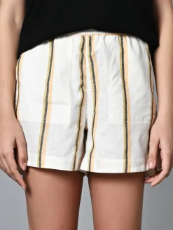 Women Cottonworld Shorts | Shorts^Women's Cotton Linen Regular Fit Shorts