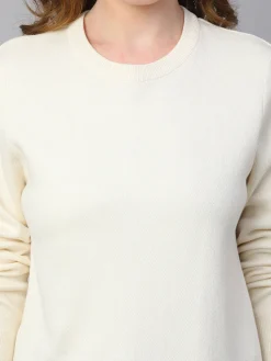 Women Cottonworld Round Neck^Women's Cotton Loose Fit Tshirt