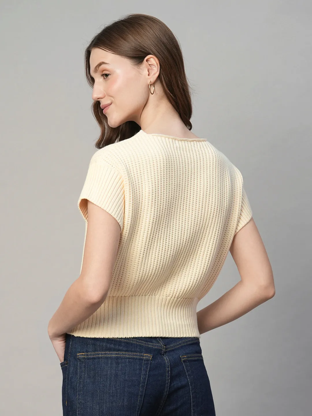Women Cottonworld Round Neck^Women's Cotton Loose Fit Tshirt