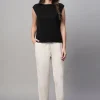 Women Cottonworld Trousers^Women's Cotton Lycra Regular Fit Pant