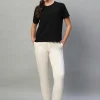Women Cottonworld Trousers^Women's Cotton Lycra Regular Fit Pant