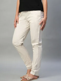 Women Cottonworld Trousers^Women's Cotton Lycra Regular Fit Pant