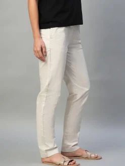 Women Cottonworld Trousers^Women's Cotton Lycra Regular Fit Pant