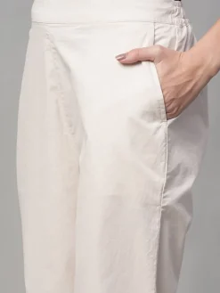 Women Cottonworld Trousers^Women's Cotton Lycra Regular Fit Pant