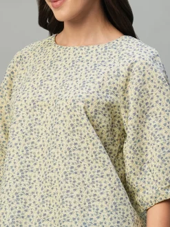 Women Cottonworld Tops & Shirts | Tops & Shirts^Women's Linen Cotton Regular Fit Blouse