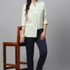 Women Cottonworld Tops & Shirts | Tops & Shirts^Women's Linen Excel Regular Fit Blouse