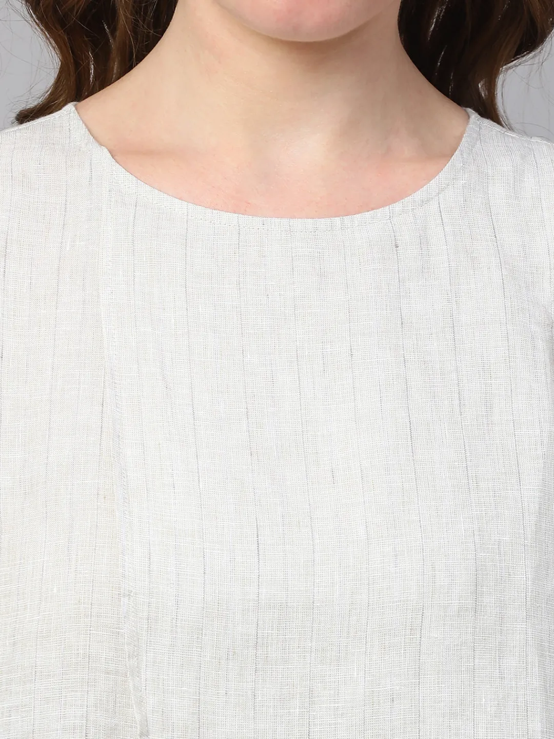 Women Cottonworld Tops & Shirts | Tops & Shirts^Women's Linen Regular Fit Blouse