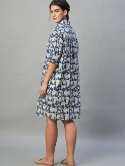 Women Cottonworld Dresses^Women's 100% Cotton Boxy Fit Dress