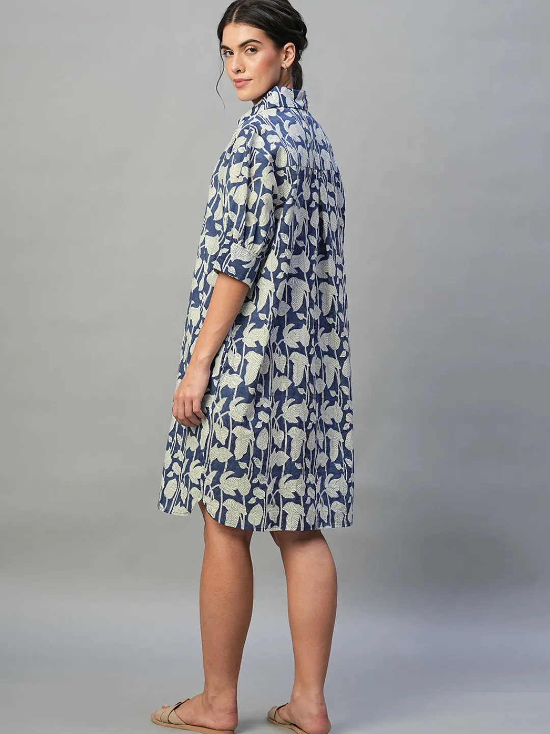 Women Cottonworld Dresses^Women's 100% Cotton Boxy Fit Dress