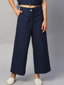Women Cottonworld Culottes | Womens Co-Ord Sets^Women's 100% Cotton Regular Fit Culotte