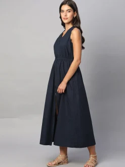 Women Cottonworld Dresses^Women's 100% Cotton Regular Fit Dress