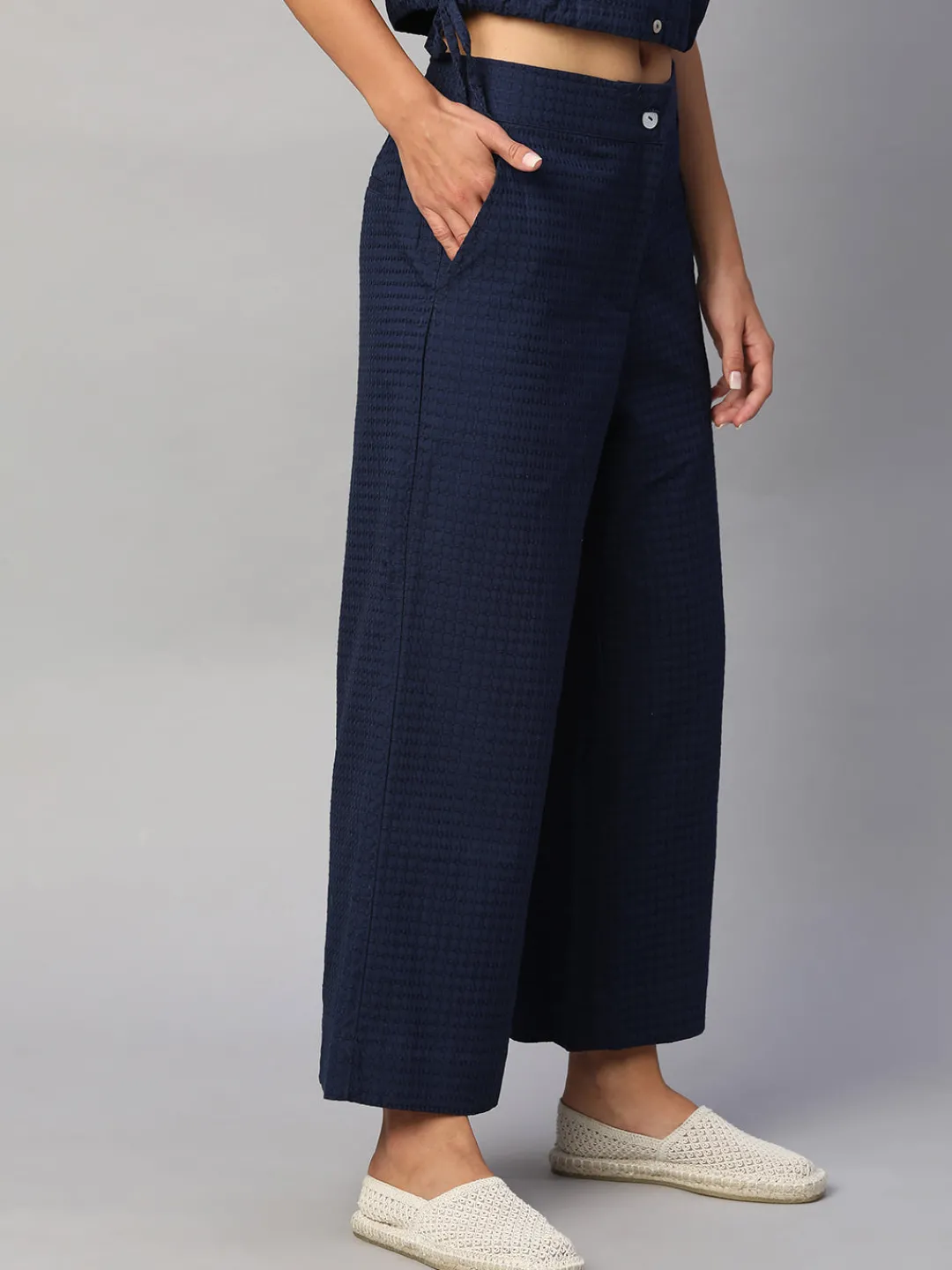 Women Cottonworld Culottes | Womens Co-Ord Sets^Women's 100% Cotton Regular Fit Culotte