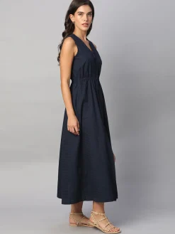 Women Cottonworld Dresses^Women's 100% Cotton Regular Fit Dress